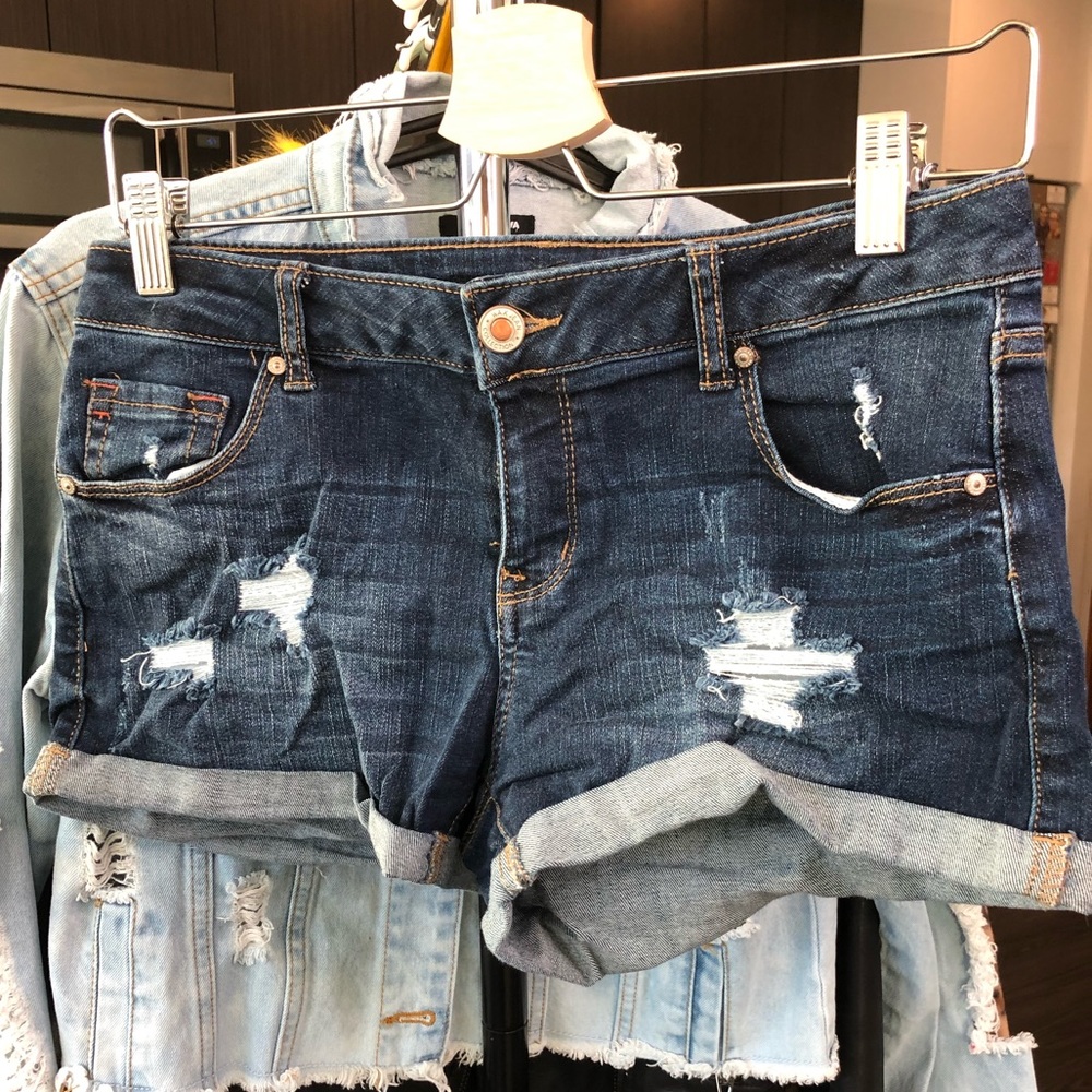 50% off through Friday! Stretch denim shorts